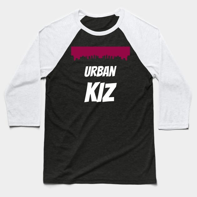 Urban Kiz Kizomba Skyline Tarraxinha dance school Baseball T-Shirt by Primo Style